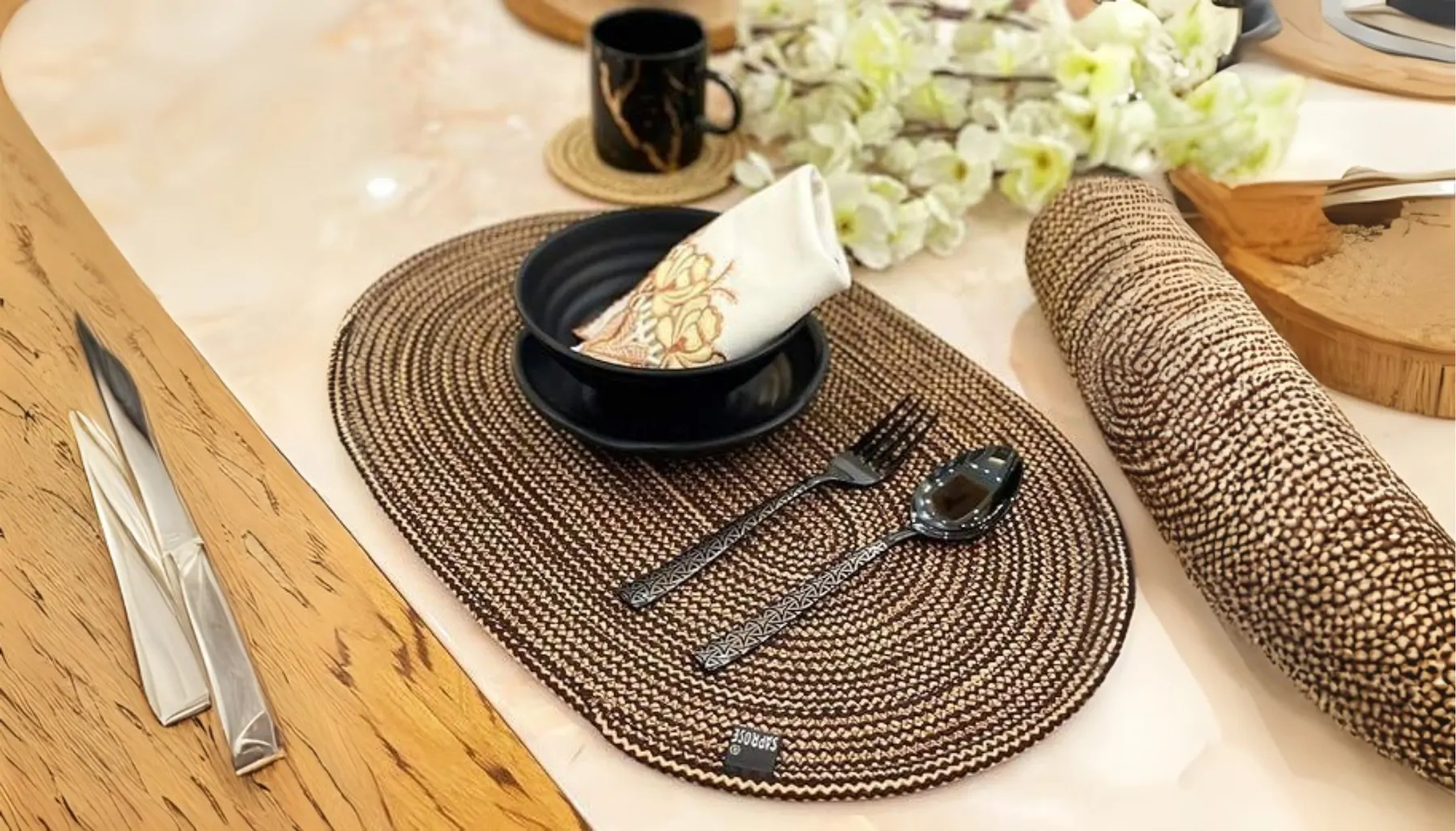 Knit Craft Oval Placemat