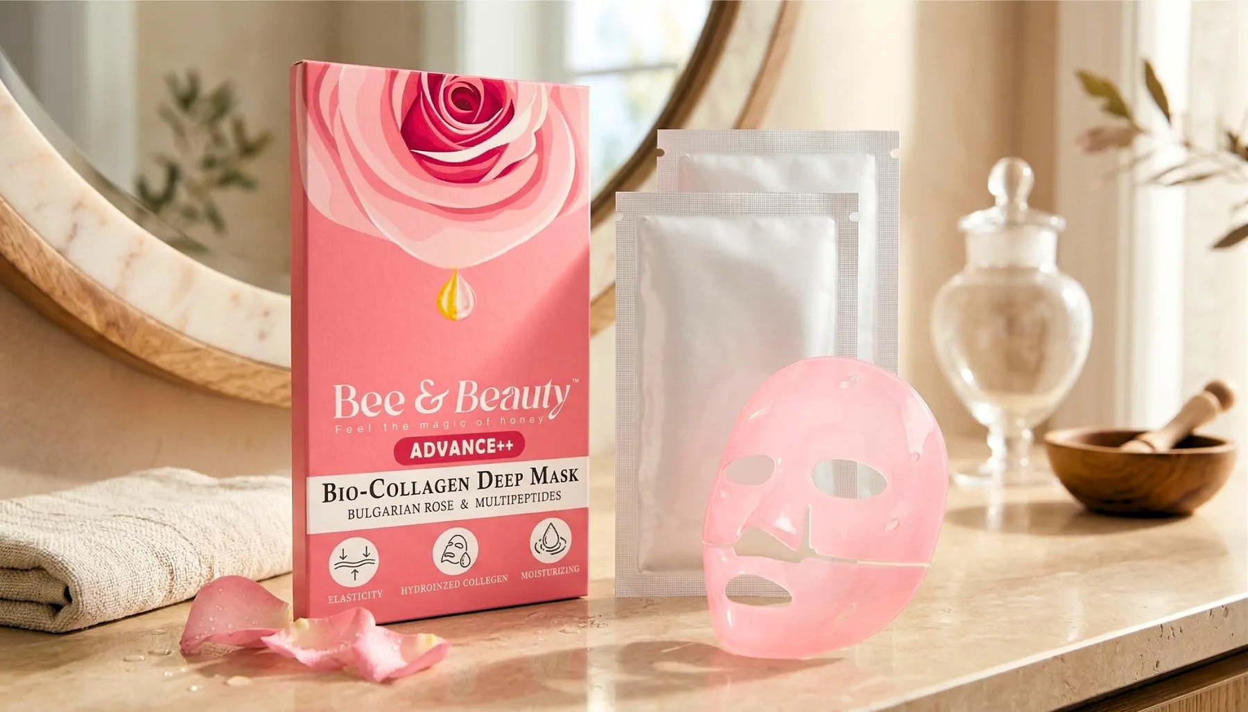 Bio-Collagen Pink Deep Mask